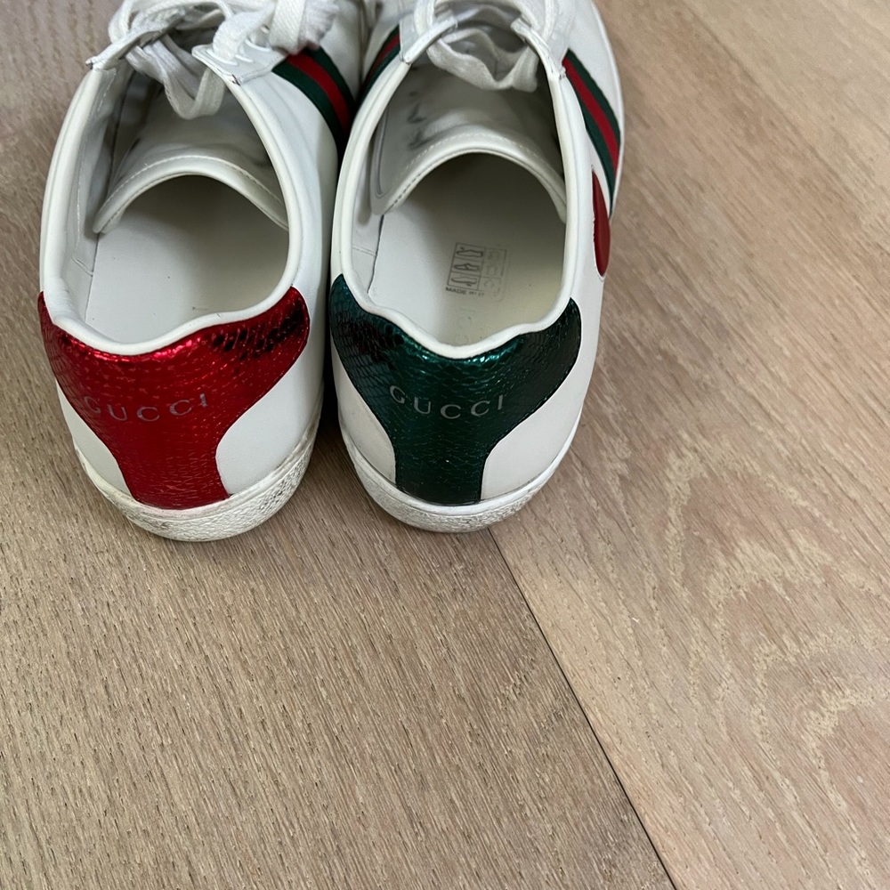 Gucci leather sneakers, in very good condition, not worn much, size EUR38 - Picture 3 of 6